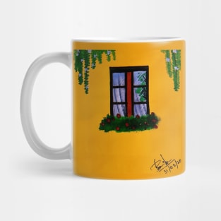 Window pane Mug